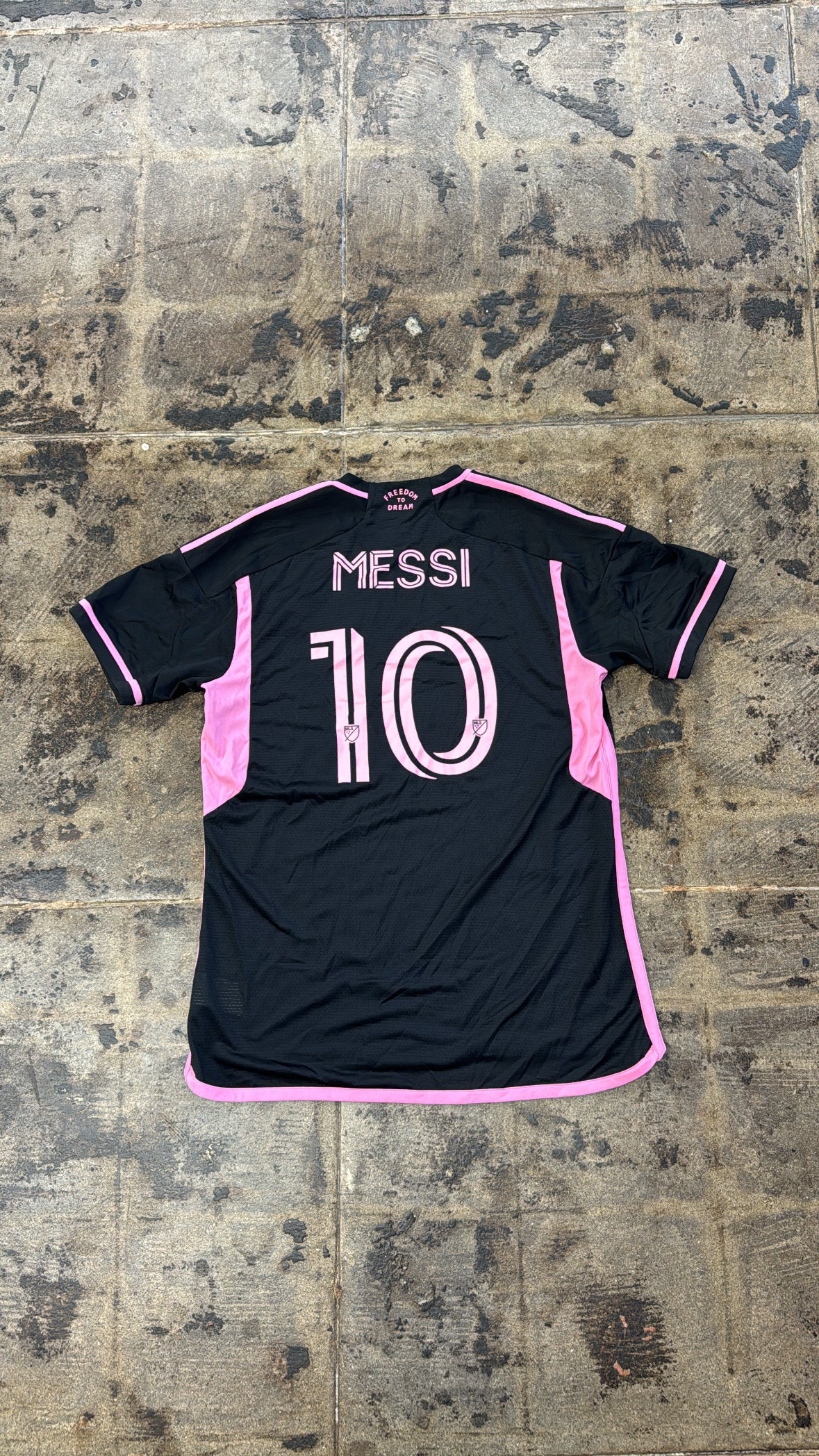 ADIDAS INTER MIAMI MESSI #10 HOME BLACK JERSEY