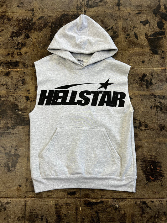 HELLSTAR GREY CUTOFF HOODIE BOOT