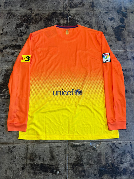 NIKE 12/13 FC BARCELONA AWAY JERSEY L/S