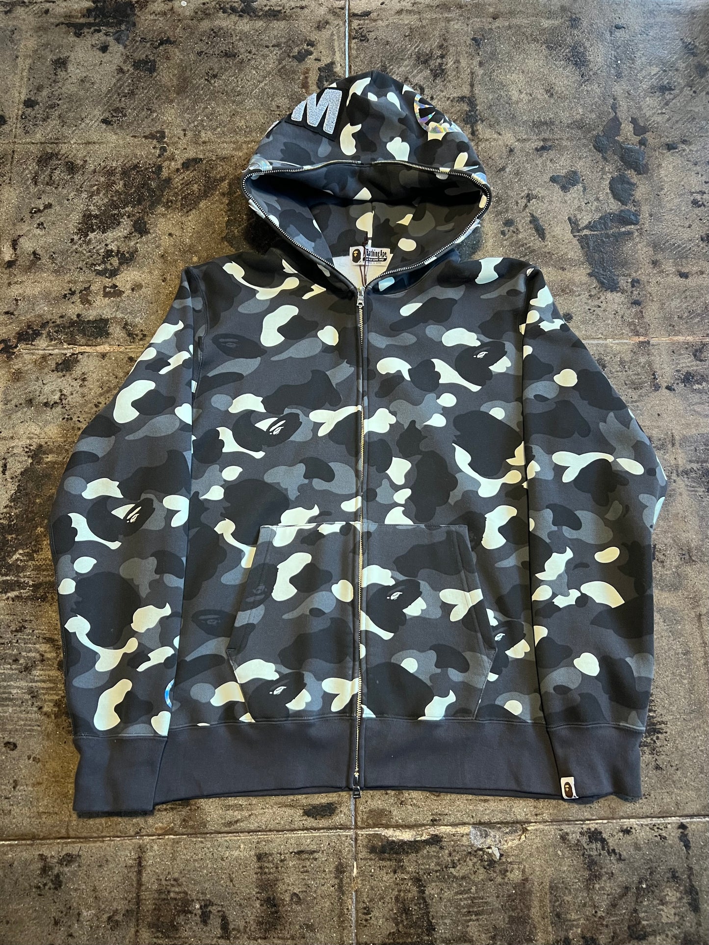 BAPE CITY CAMO SHARK FULL ZIP HOODIE