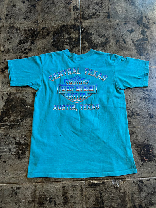 TEAL HARLEY-DAVIDSON TEXAS TEE