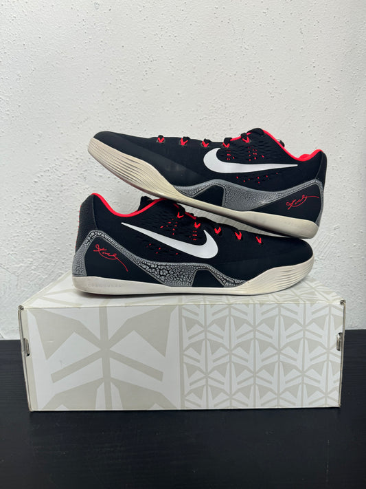 NIKE KOBE 9 LOW LASER CRIMSON (USED)