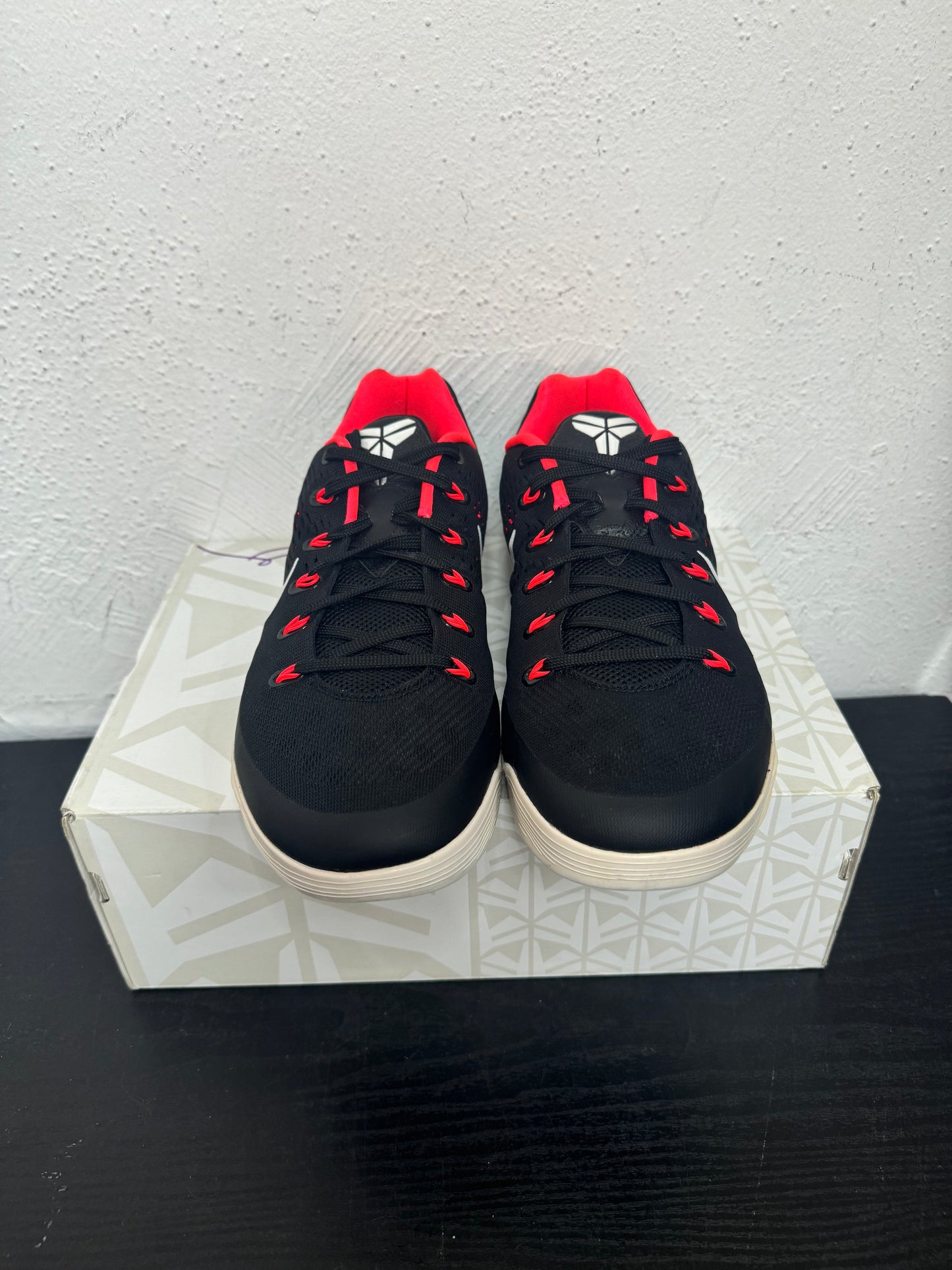 NIKE KOBE 9 LOW LASER CRIMSON (USED)