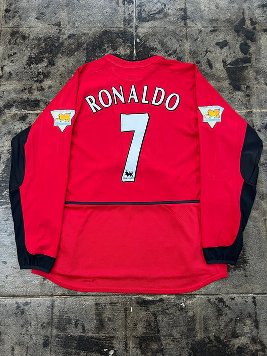 NIKE 03/04 MANCHESTER UNITED RONALDO HOME DEBUT L/S JERSEY