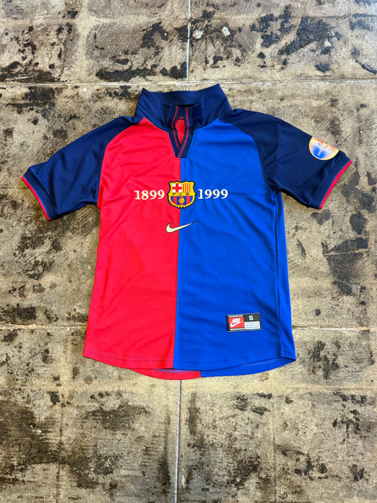 NIKE 99/00 FC BARCELONA PUYOL HOME BOOT JERSEY