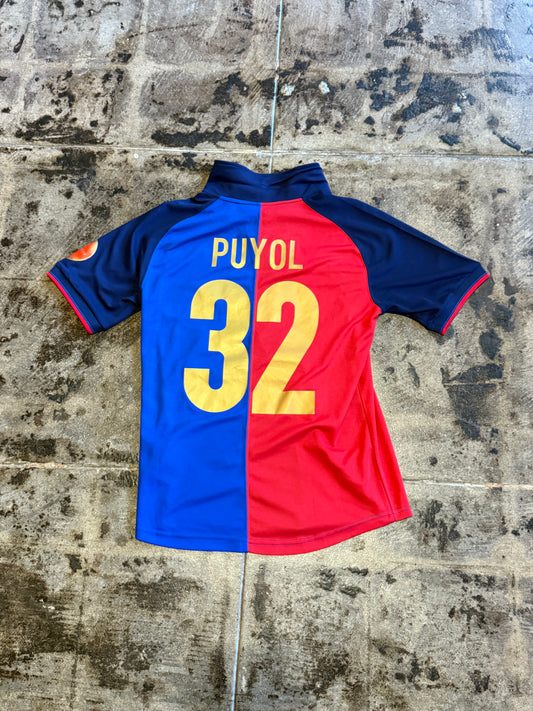 NIKE 99/00 FC BARCELONA PUYOL HOME BOOT JERSEY