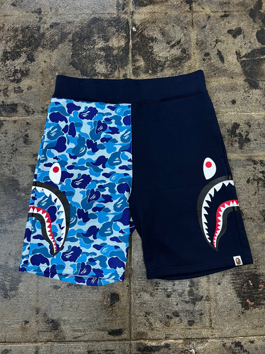 BAPE ABC CAMO SIDE SHARK SWEAT SHORTS