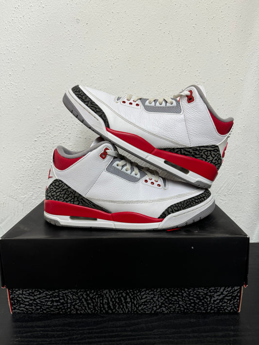 JORDAN 3 FIRE RED (USED)