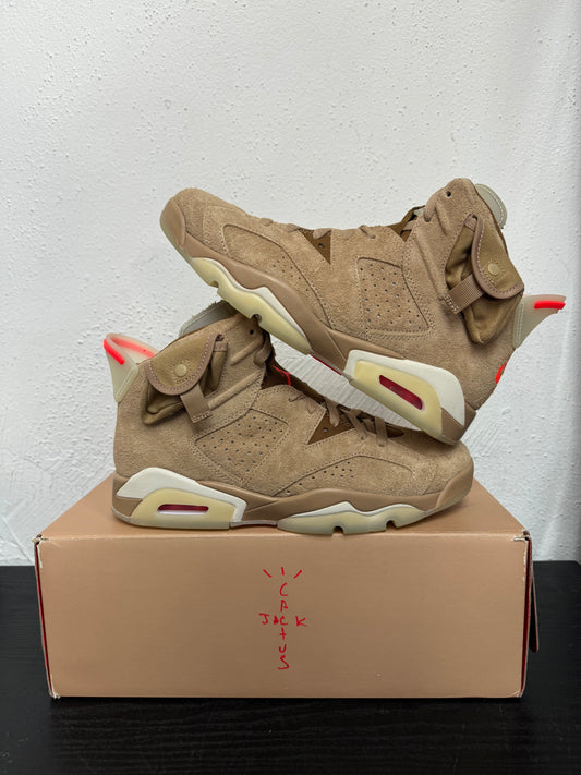 JORDAN 6 TRAVIS BRITISH KHAKI