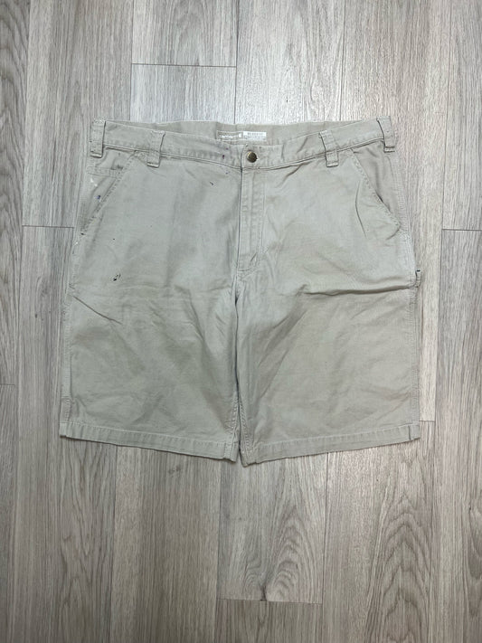 TAN CARHARTT SHORTS SZ: 40'