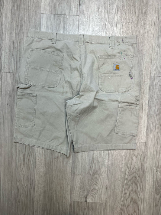 TAN CARHARTT SHORTS SZ: 40'