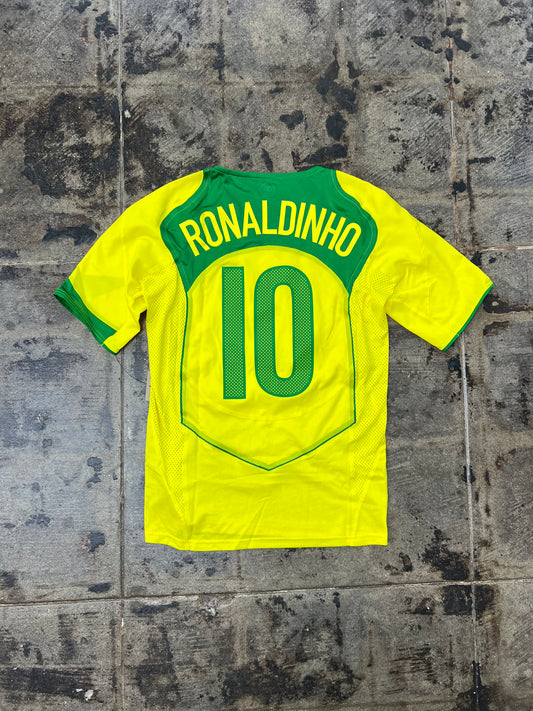 NIKE BRASIL REISSUE TOTAL 90 RONALDINHO HOME JERSEY