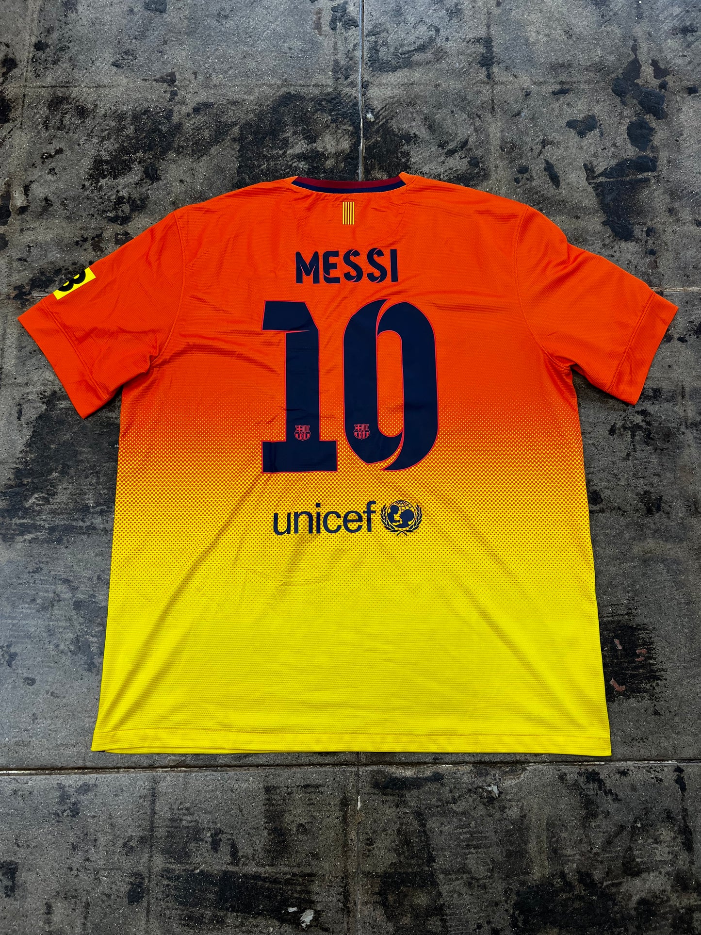 NIKE 12/13 FC BARCELONA MESSI AWAY JERSEY