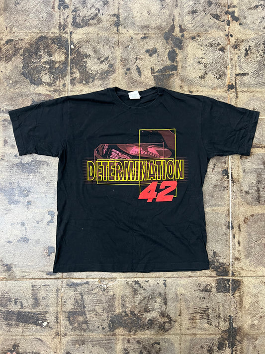 BLACK BASCAR DETERMINATION TEE