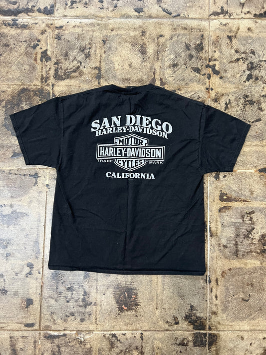 BLACK HARLEY-DAVIDSON SAN DIEGO TEE