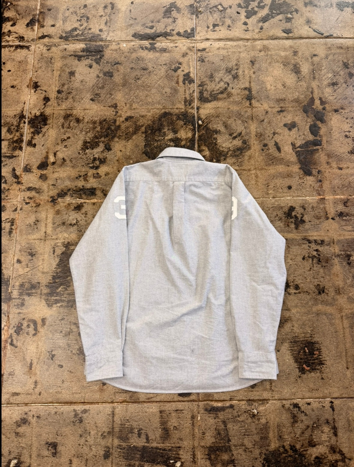 BAPE GREY BUTTON DOWN