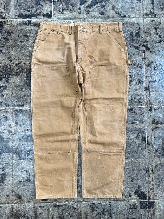 TAN CARHARTT DOUBLE KNEE PANTS