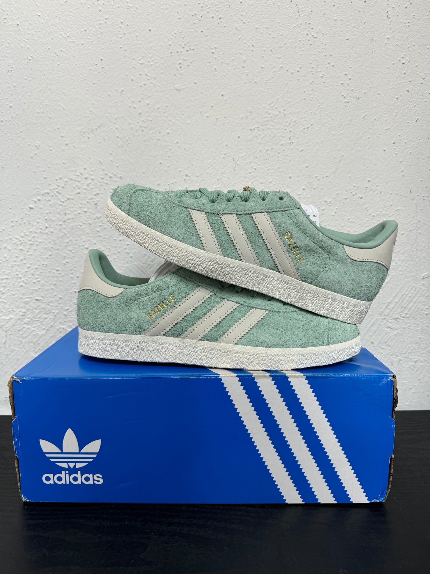 ADIDAS GAZELLE HAZY GREEN/WHITE