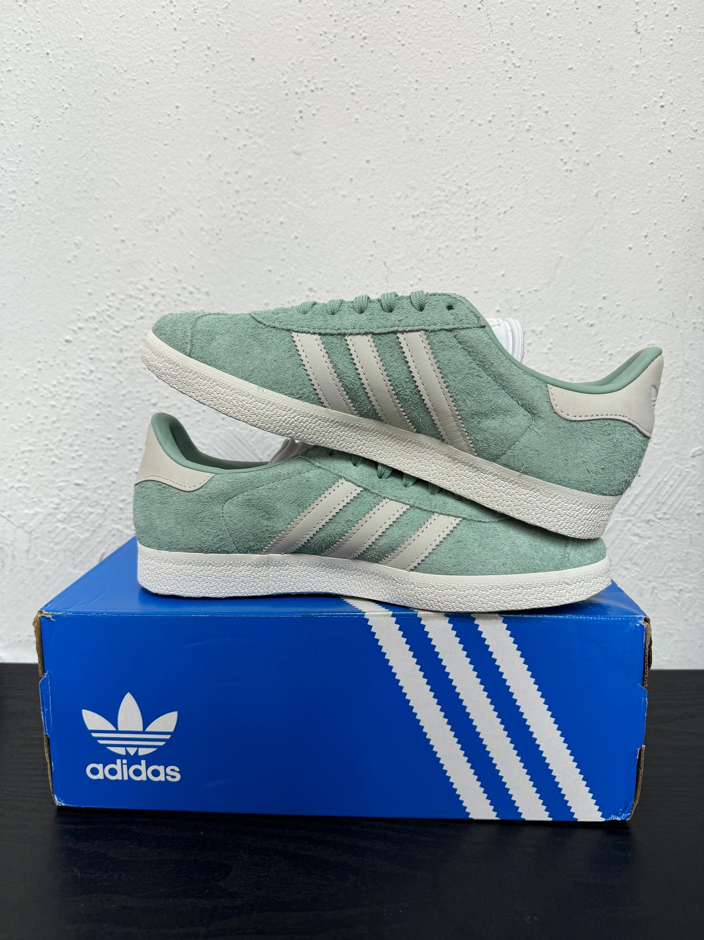 ADIDAS GAZELLE HAZY GREEN/WHITE