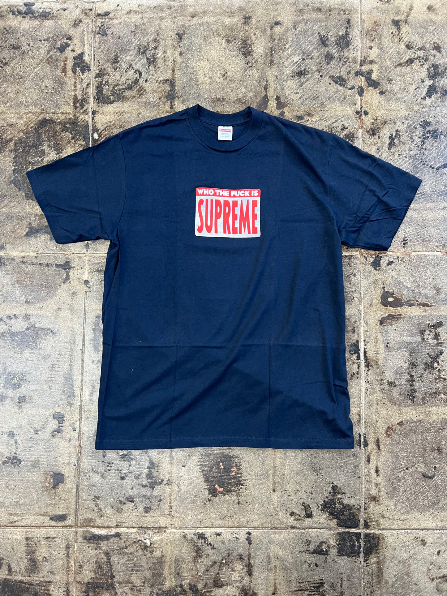 SUPREME WHO THE FUCK TEE