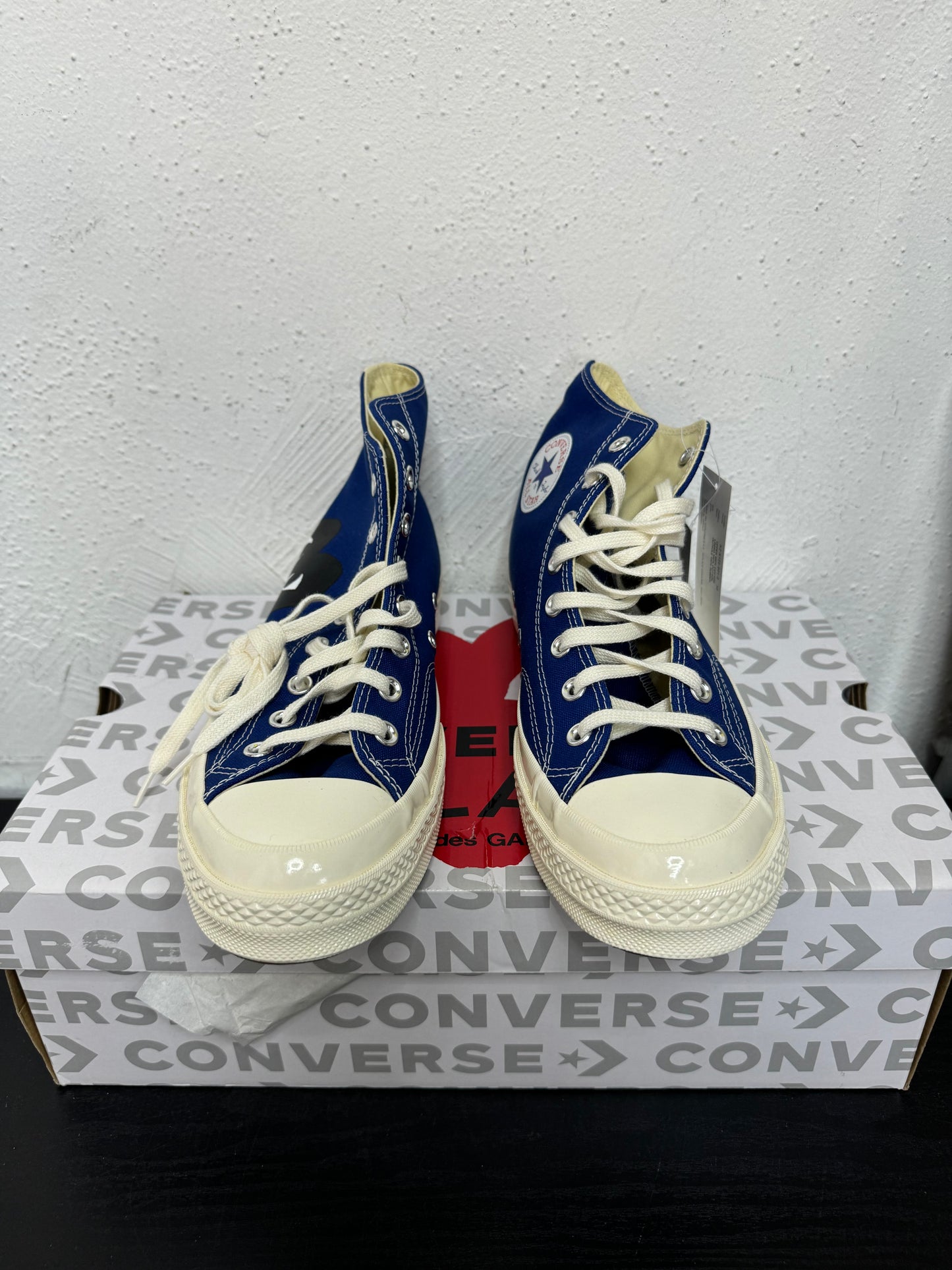 CDG CONVERSE BLUE