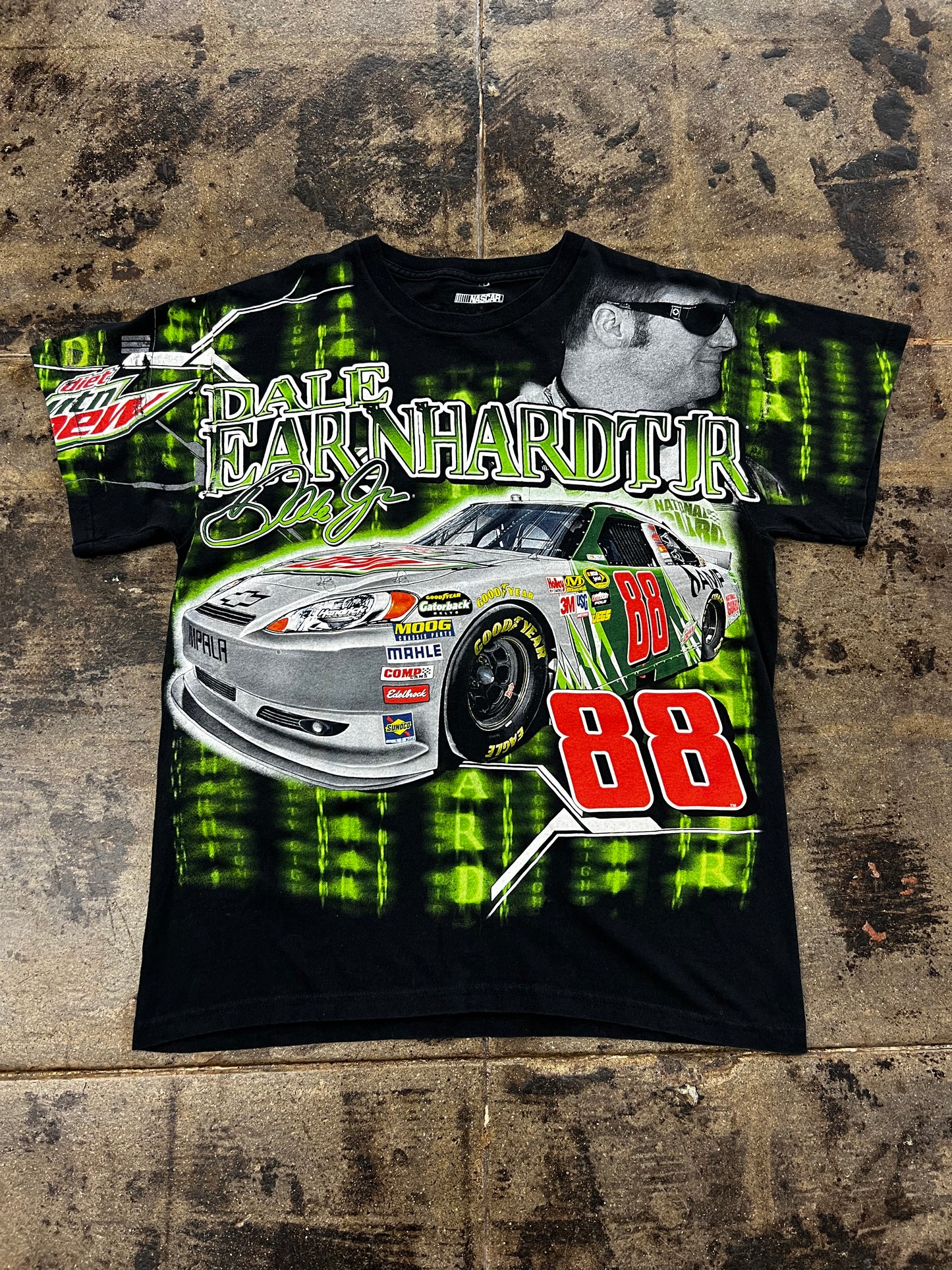NASCAR DALE EARNHARDT JR AOP TEE