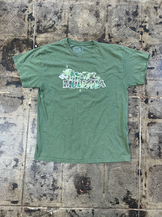 GREEN METAL MULISHA TEE