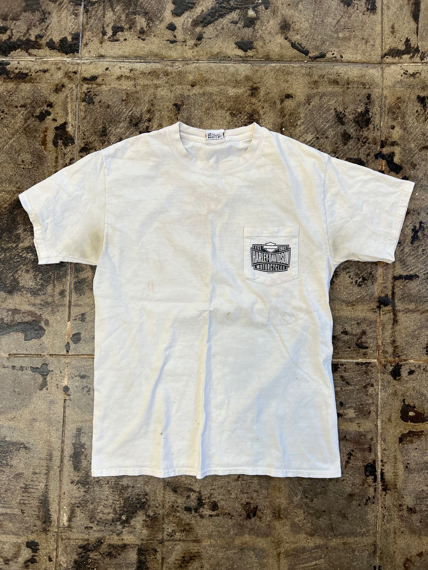 WHITE HARLEY-DAVIDSON TEMECULA TEE