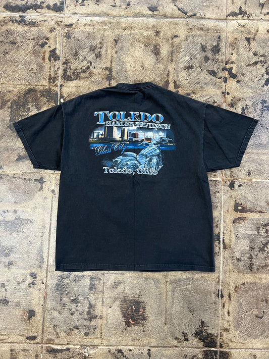 BLACK HARLEY-DAVIDSON OHIO TEE