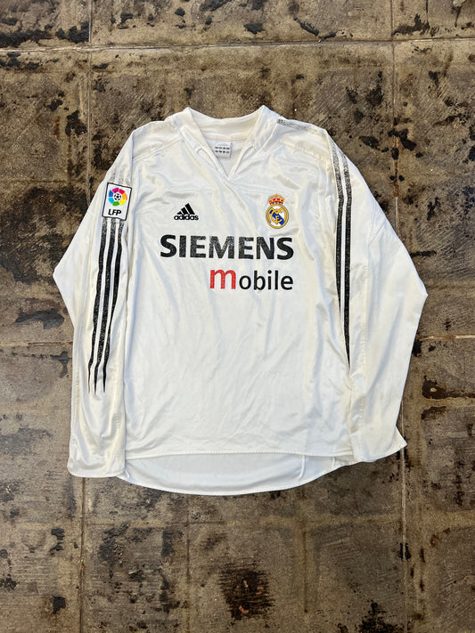 ADIDAS 04/05 REAL MADRID HOME L/S JERSEY