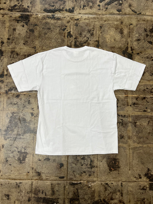 WHITE BAPE A BATHING APE ABC CAMO COLLEGE TEE