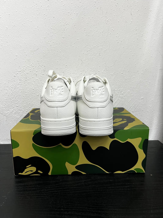 BAPE STA WHITE-SILVER