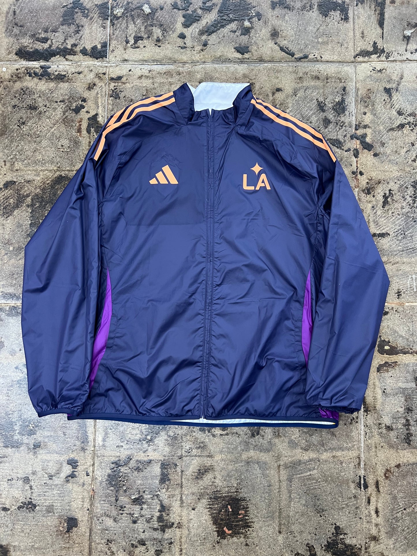 ADIDAS LA GALAXY REVERSIBLE ANTHEM JACKET