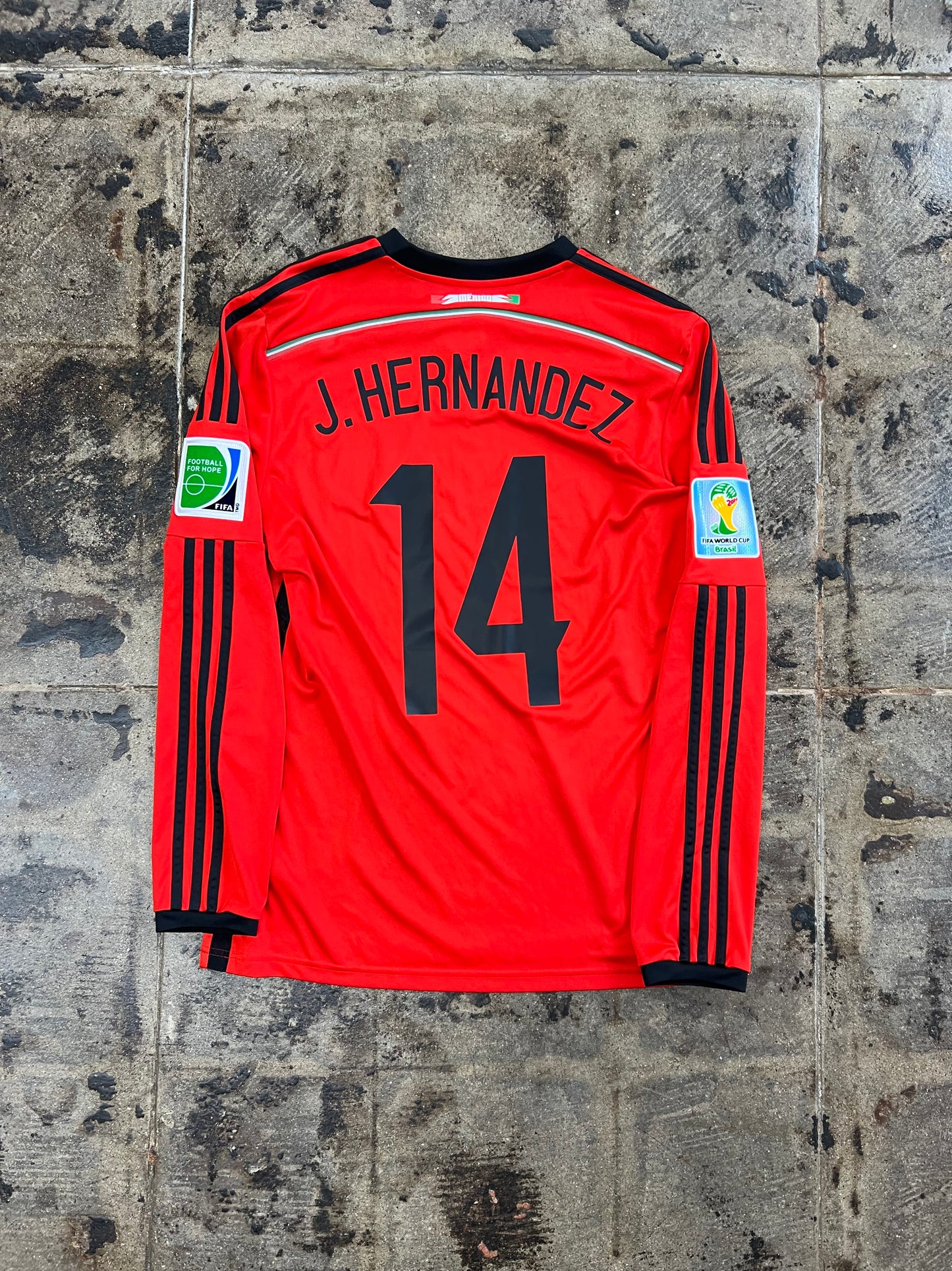 ADIDAS 14’ WC MEXICO AWAY CHICHARITO L/S JERSEY
