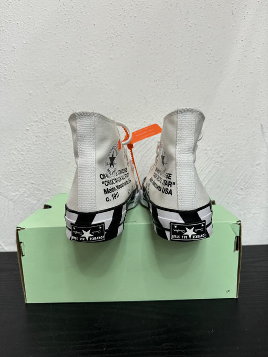 OFF WHITE CONVERSE CHUCK TAYLOR(USED)