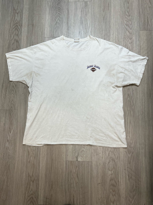 WHITE HARLEY-DAVIDSON TEE SZ: 3XL