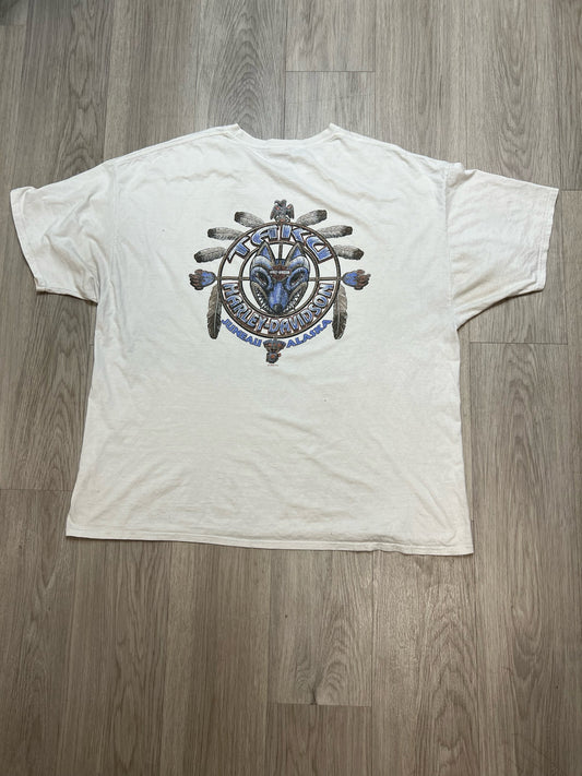 WHITE HARLEY-DAVIDSON TEE SZ: 3XL