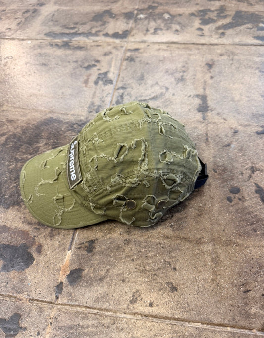 SUPREME GRIFFIN CAMP LIGHT OLIVE CAP