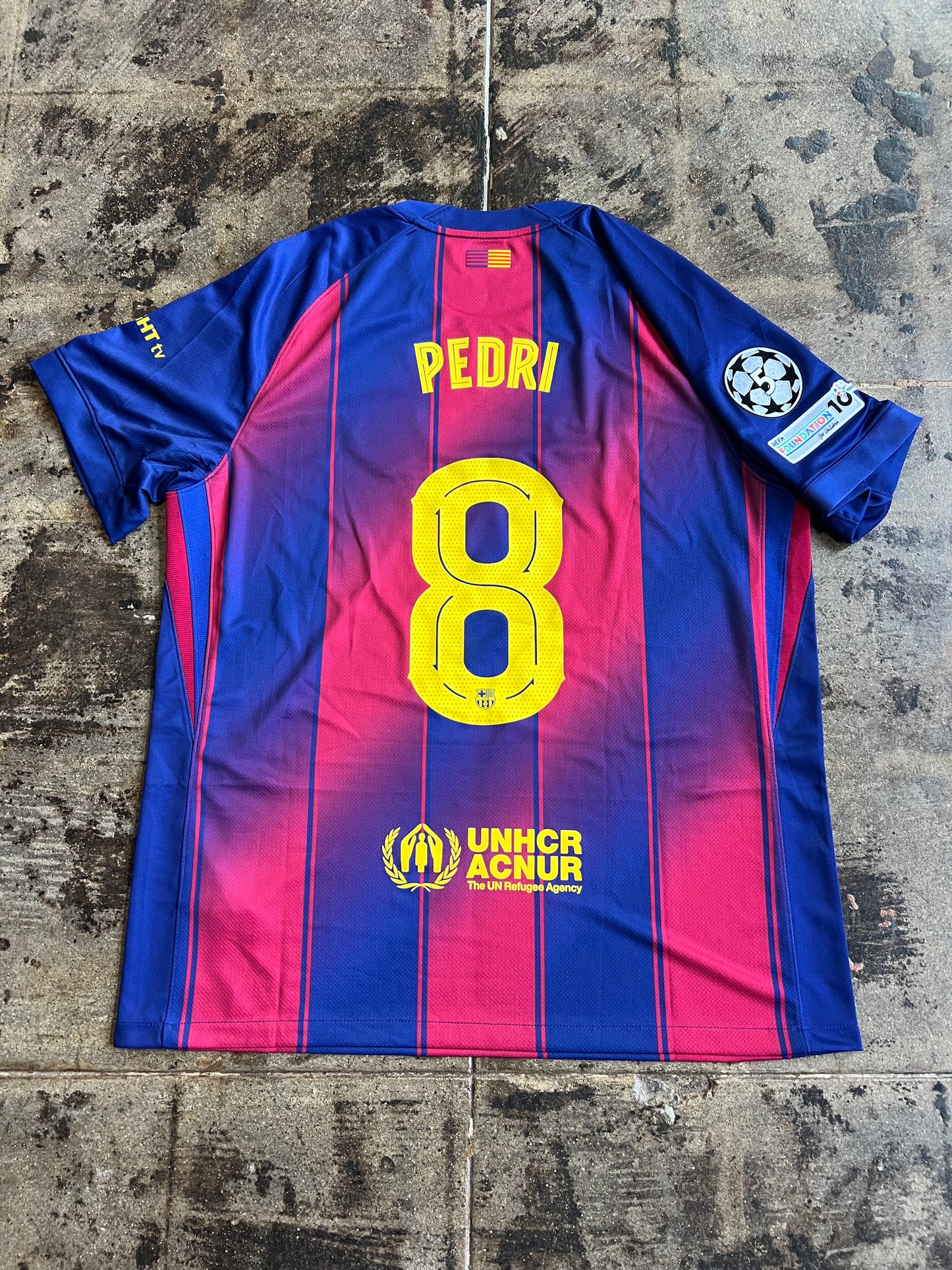 NIKE FC BARCELONA 25/26 HOME PEDRI JERSEY