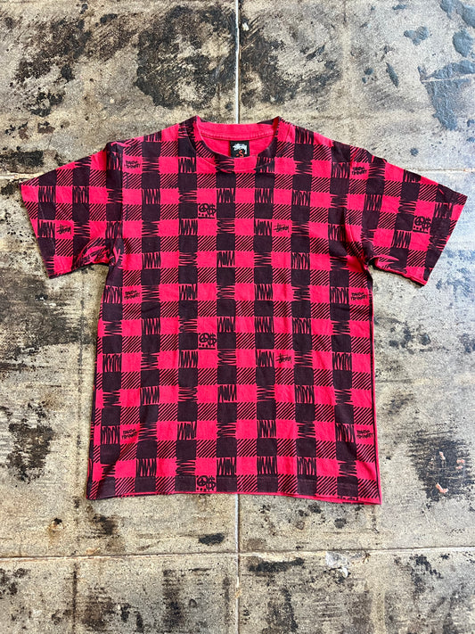 RED STUSSY TEE