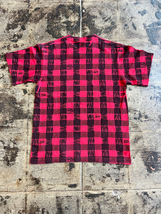 RED STUSSY TEE