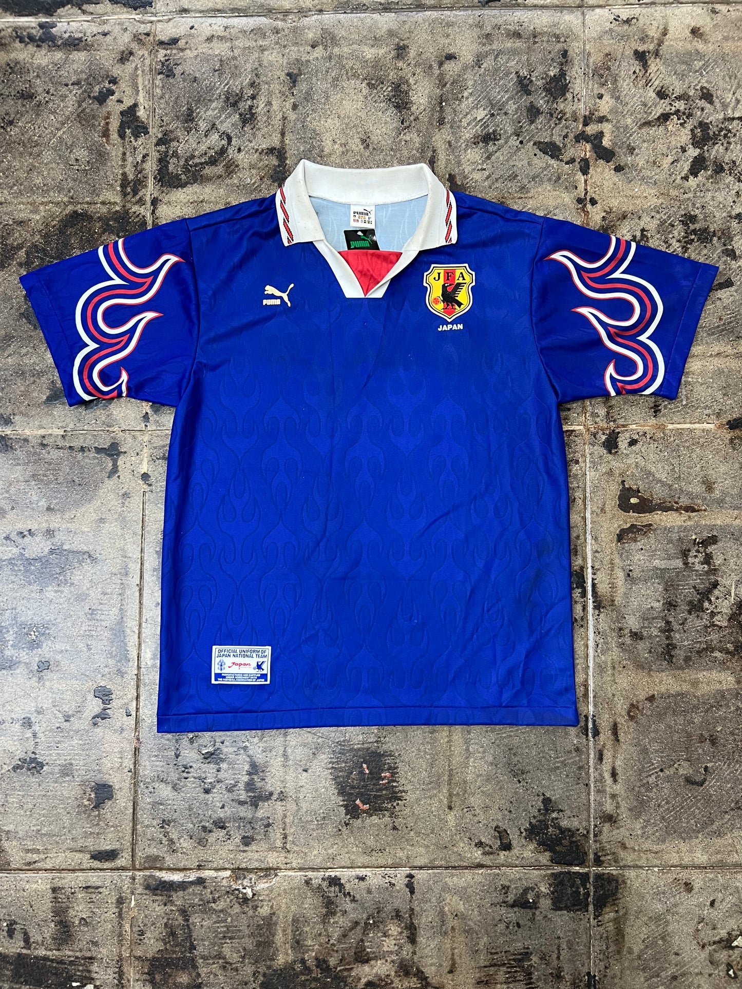 PUMA 96’ JAPAN ASIAN CUP JERSEY FLAME DESIGN