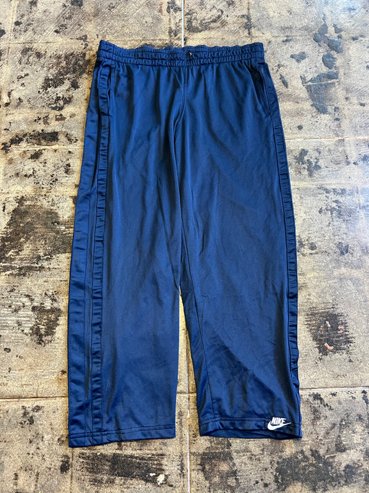 NAVY NIKE TRACK PANTS