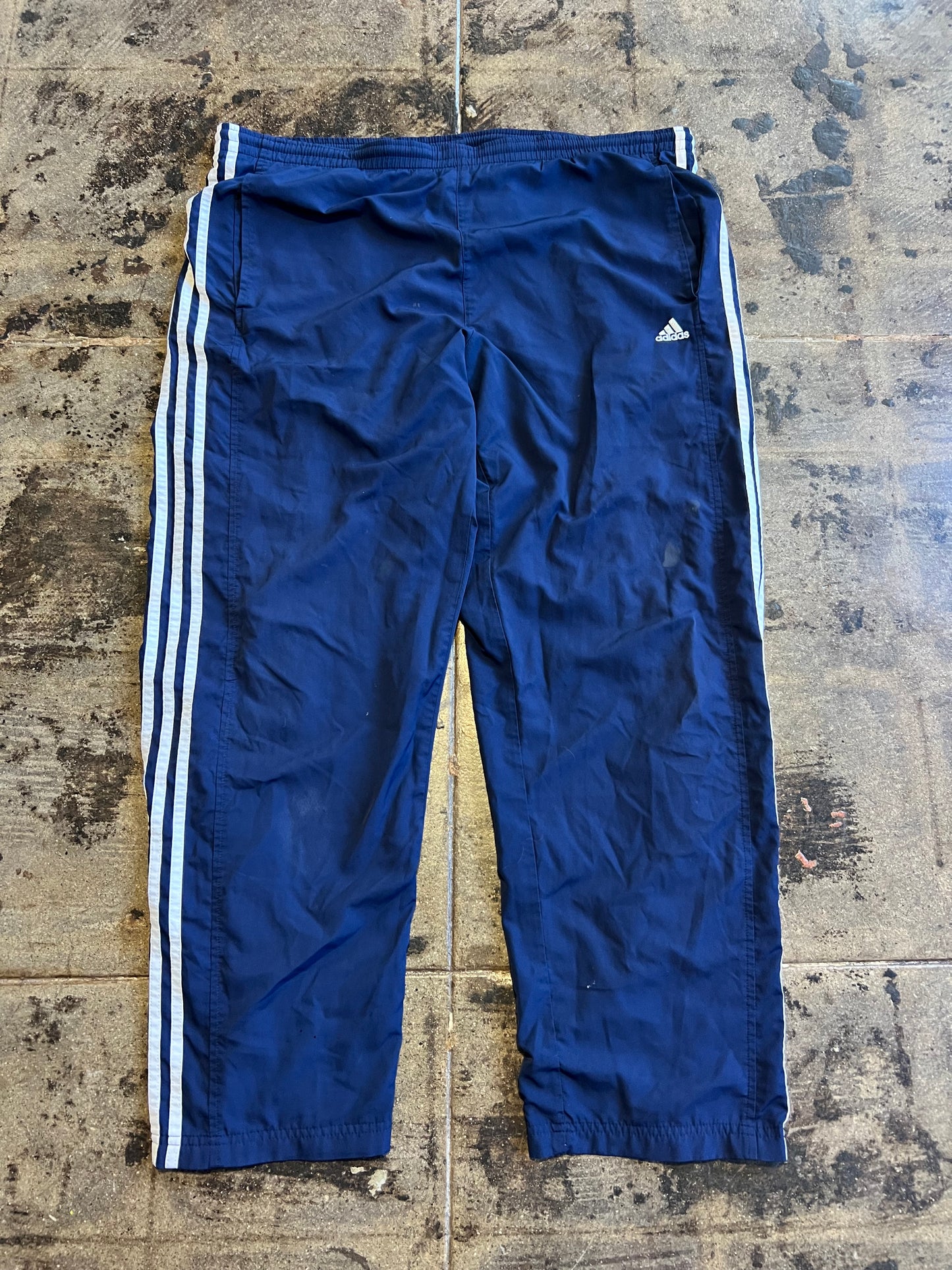 NAVY ADIDAS TRACK PANTS