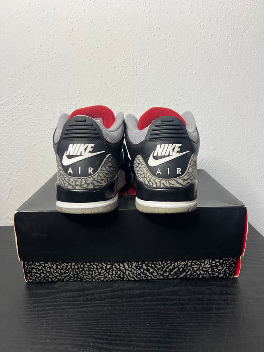 JORDAN 3 BLACK CEMENT (2018) (USED)