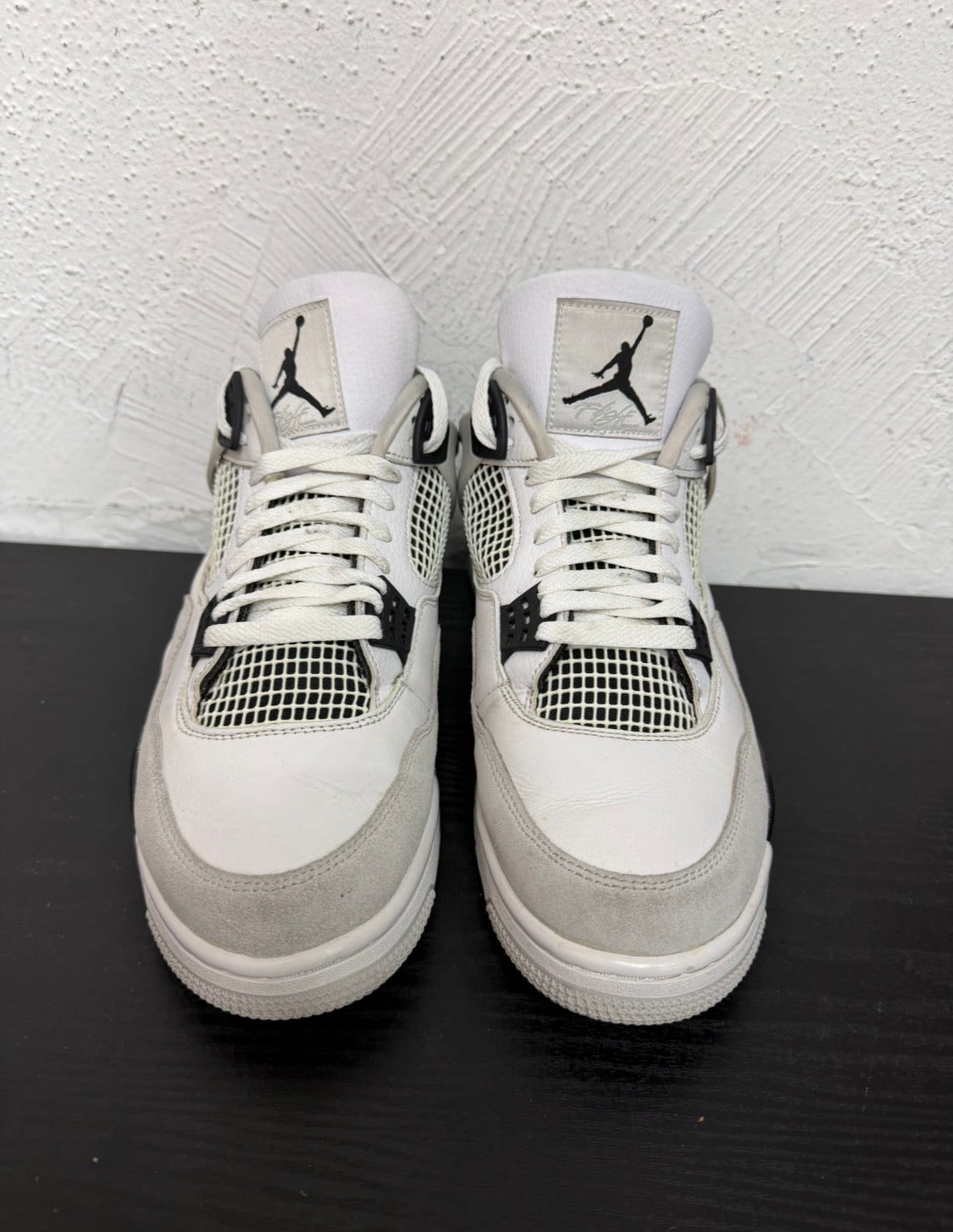 JORDAN 4 MILITARY BLACK (USED) (NB)