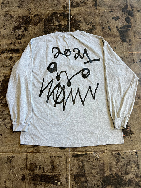 SUPREME ASSPIZZA TRIPLE BOX LOGO L/S