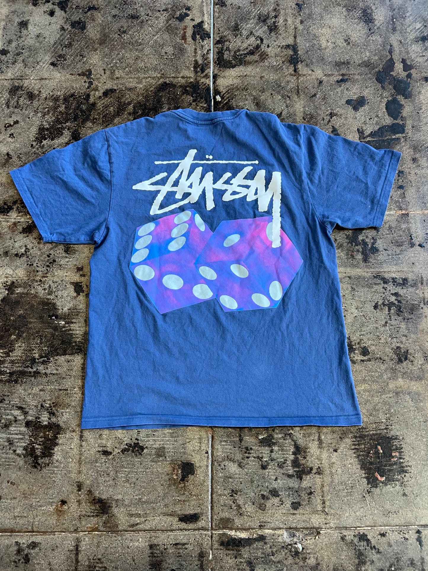 STUSSY DICED OUT TEE