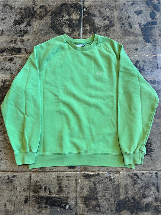 GREEN NIKE CREWNECK