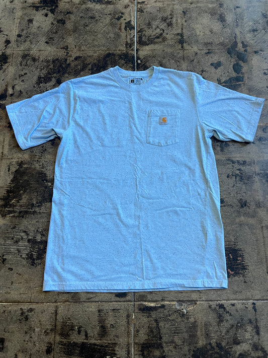BLUE CARHARTT POCKET TEE